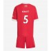 Liverpool Ibrahima Konate #5 Hjemmedraktsett Barn 2025-26 Korte ermer (+ Korte bukser)